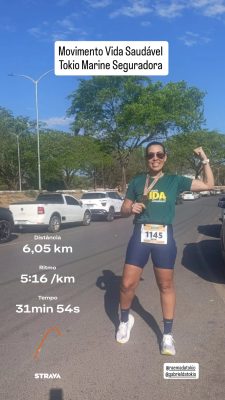 Foto da corrida de 6 km